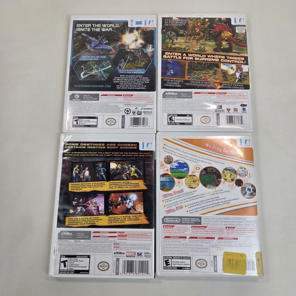 Nintendo Wii Console Bundle RVL-001 With‎ 4 Games Tested Works No Controller - Picture 11 of 12